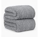 Betz Kuscheldecke BOZEN Grau 150x200 cm Flauschig Bild 2
