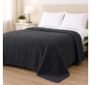 Betz Kuscheldecke BOZEN XXL 150x200 cm Flauschig Grau Bild 3