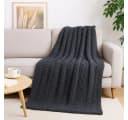 Betz Kuscheldecke BOZEN XXL 150x200 cm Flauschig Grau Bild 4