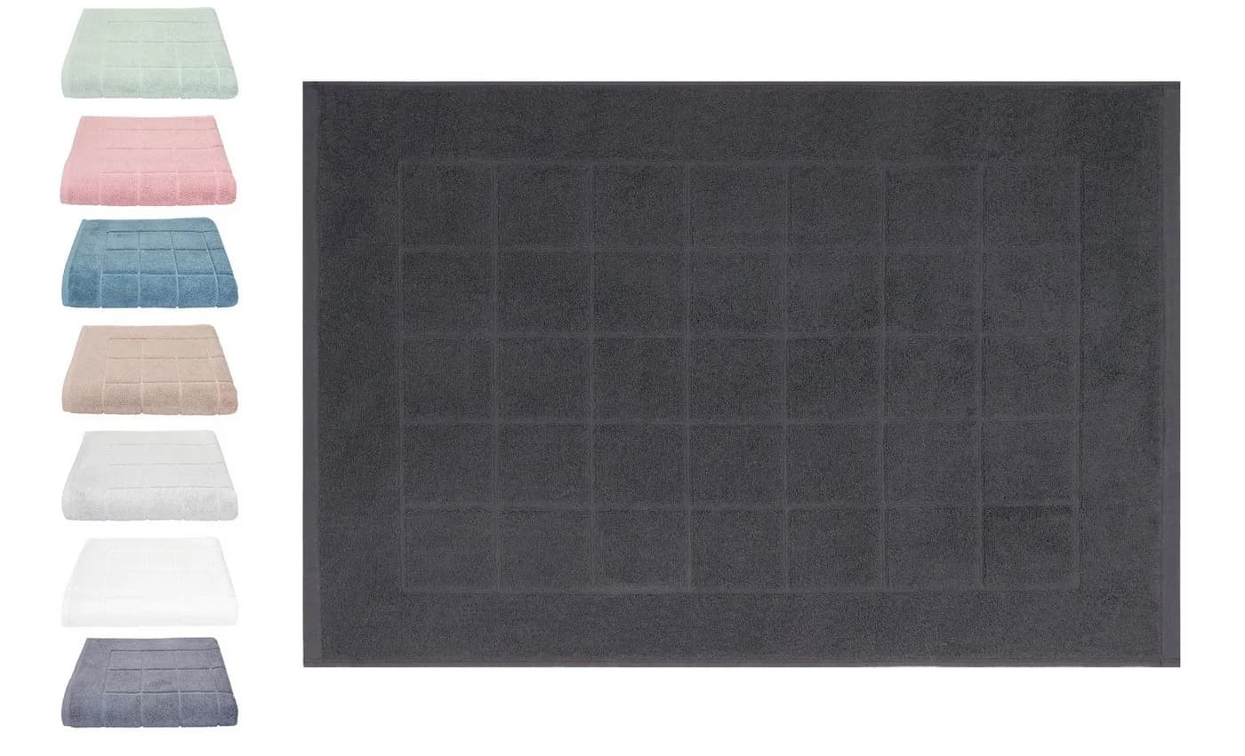 Betz Badematte Berlin 50x70 cm Baumwolle Graphit Unifarben - Bild 2