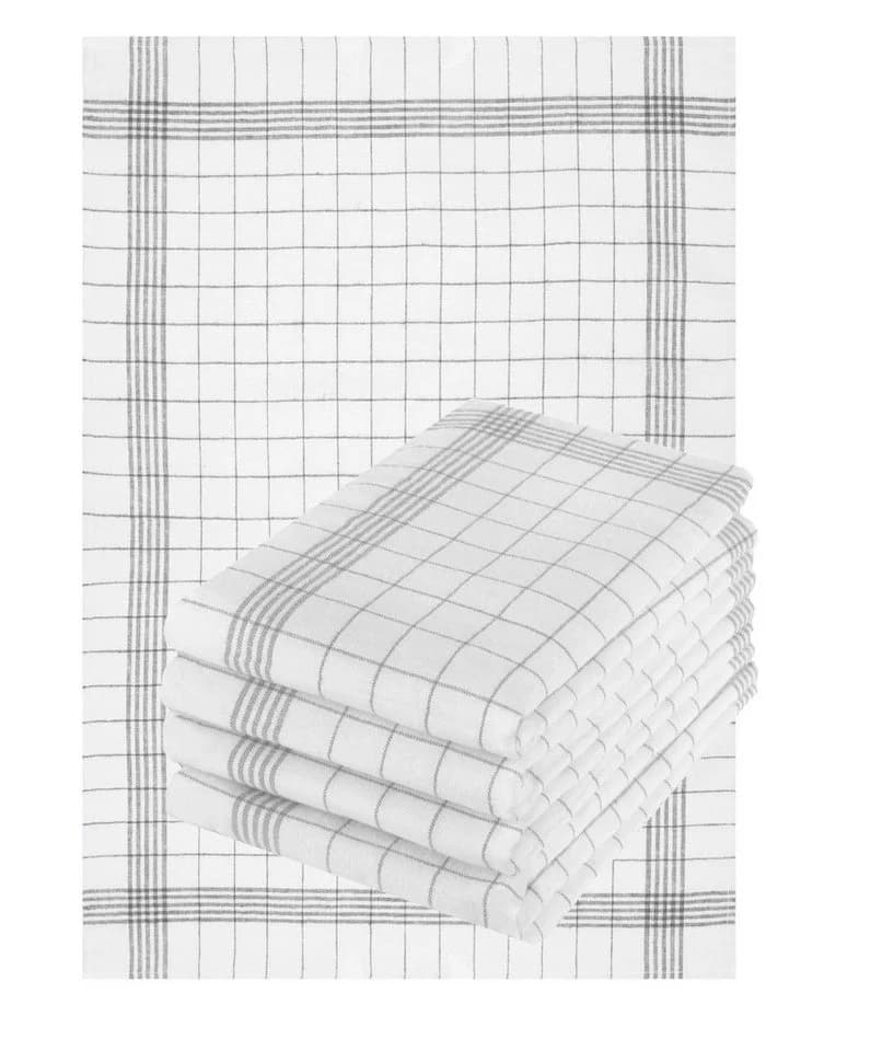 Betz Geschirrtuch Set 5-tlg. Schwarz 50x70cm Baumwolle - Bild 2