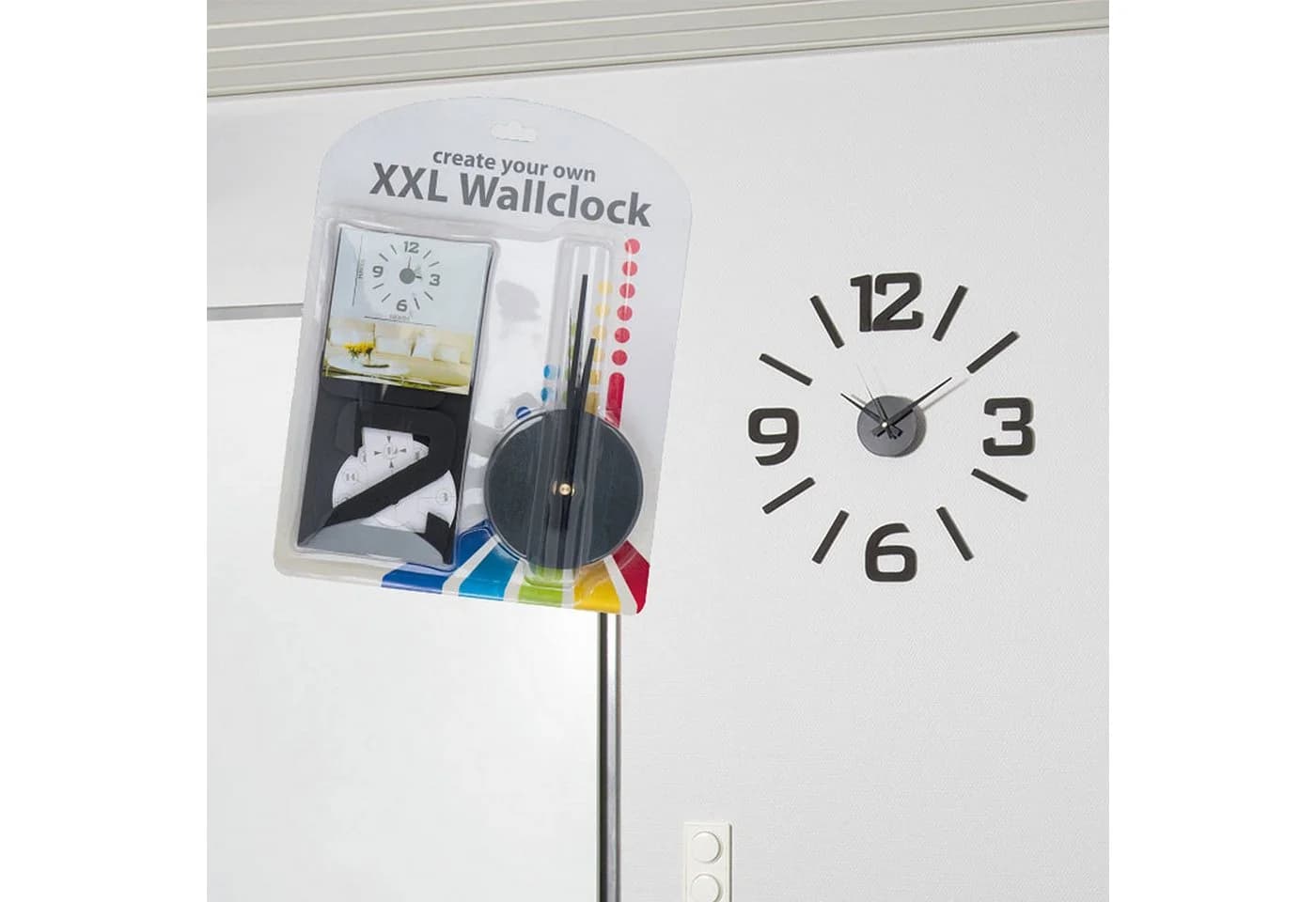 Easy Gifts Wanduhr zum Selbergestalten 50x50cm