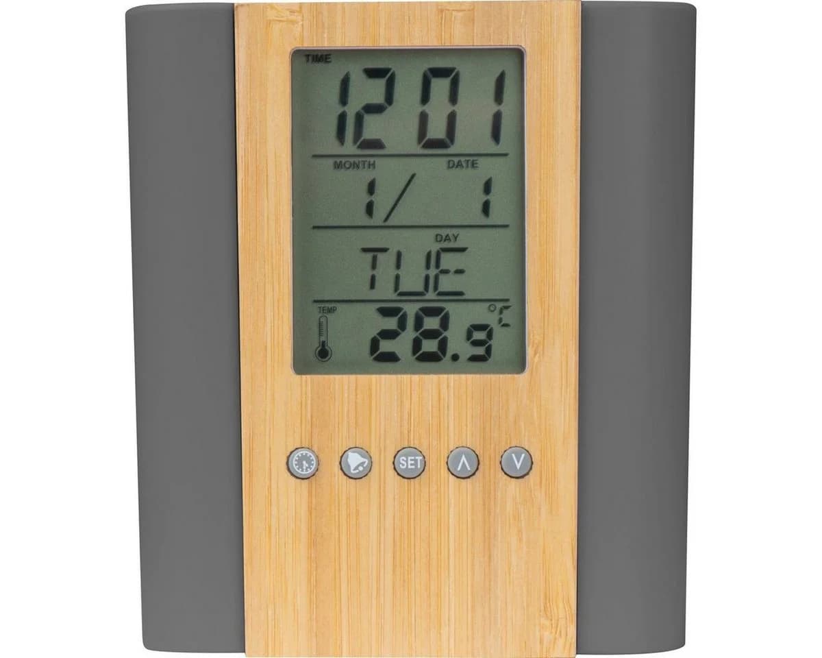 Macma Stifteköcher Organizer mit Uhr, Kalender & Thermometer - Bild 1