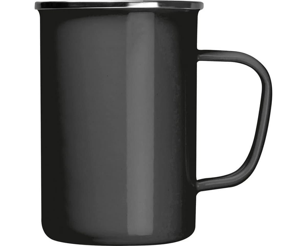 Macma Emaille Tasse Schwarz 550ml - Bild 4
