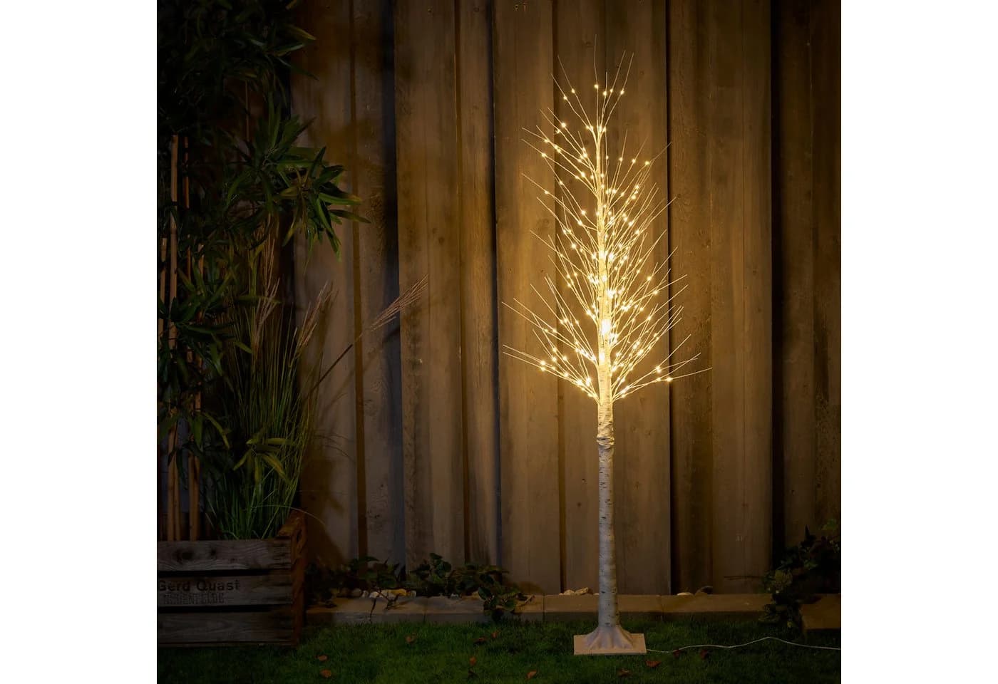 Northpoint LED Lichtbaum Birke 180cm mit Timer IP44 - Bild 3