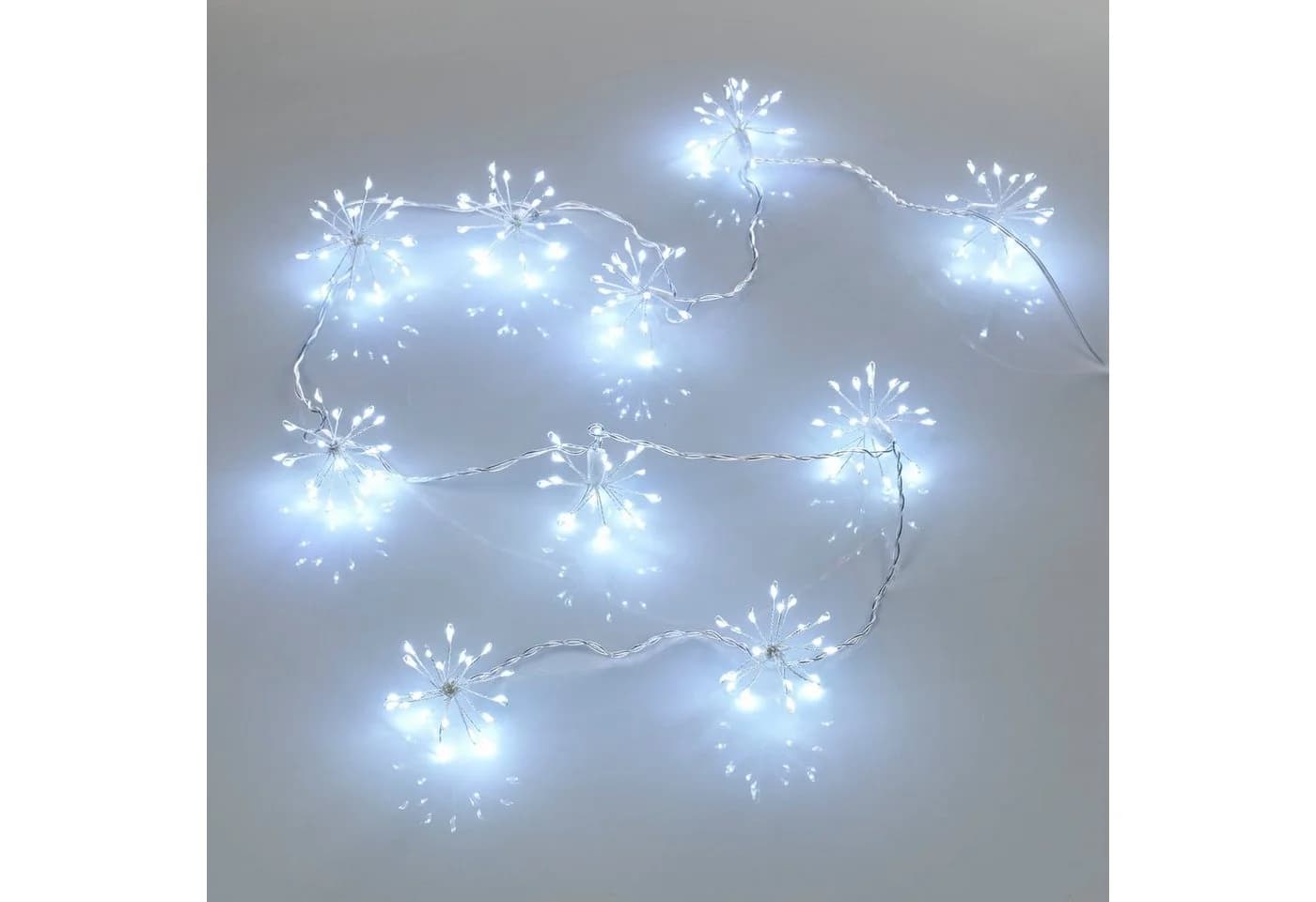 Northpoint LED-Lichterkette 200 LEDs Weiß 180cm Feuerwerkslook - Bild 2