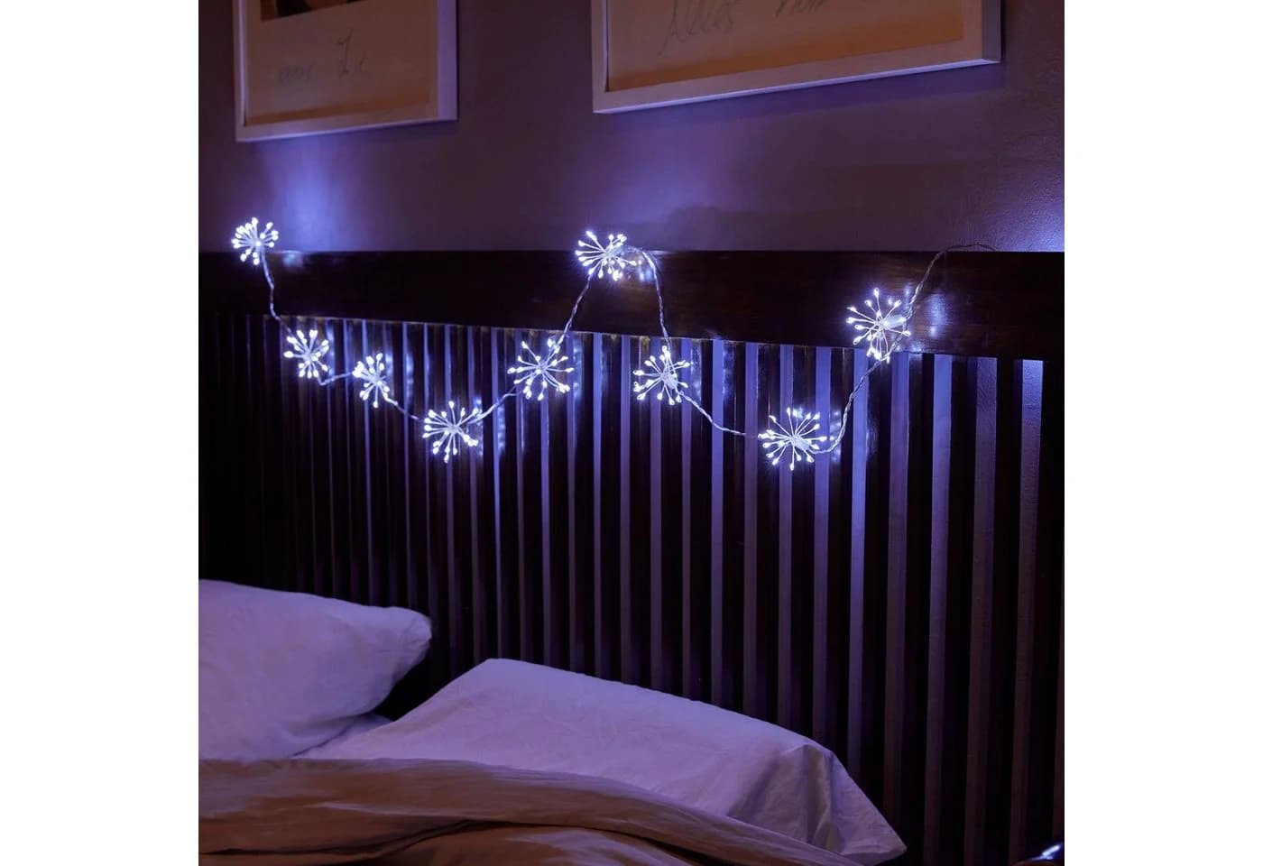 Northpoint LED-Lichterkette 200 LEDs Weiß 180cm Feuerwerkslook - Bild 4