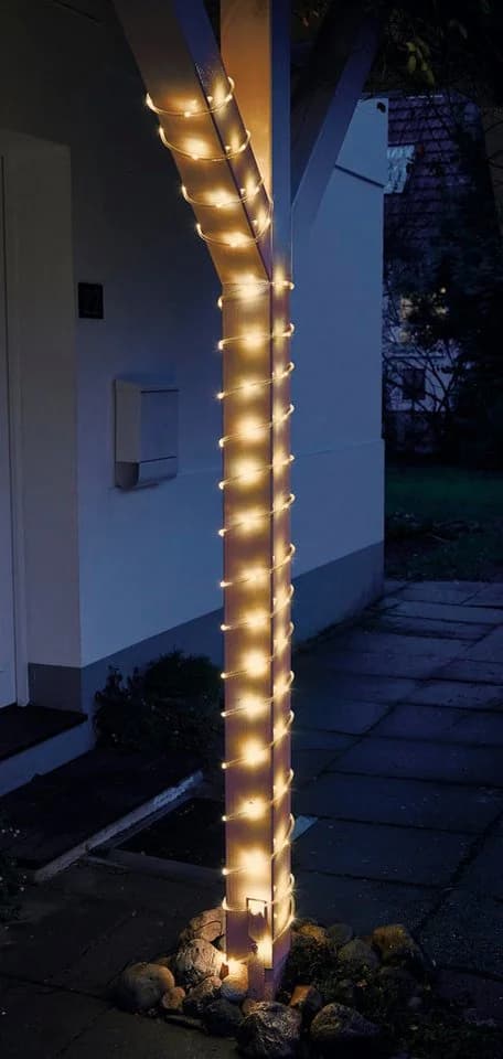 Northpoint Lichterschlauch 10 Meter mit Timer 200 LEDs Außenbereich - Bild 3