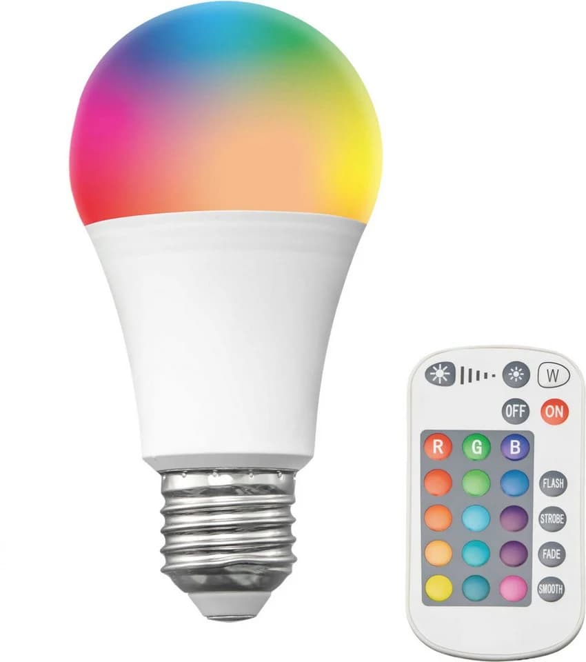 Northpoint LED E27 RGB 2700K mit Fernbedienung 9W 800lm - Bild 2