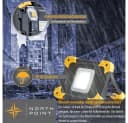 Northpoint LED Baustrahler 1100 Lumen Akku dimmbar IP54 Powerbank Bild 5