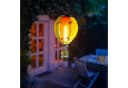Northpoint LED Solar Laterne Heißluftballon Echtglas Bunt Bild 4