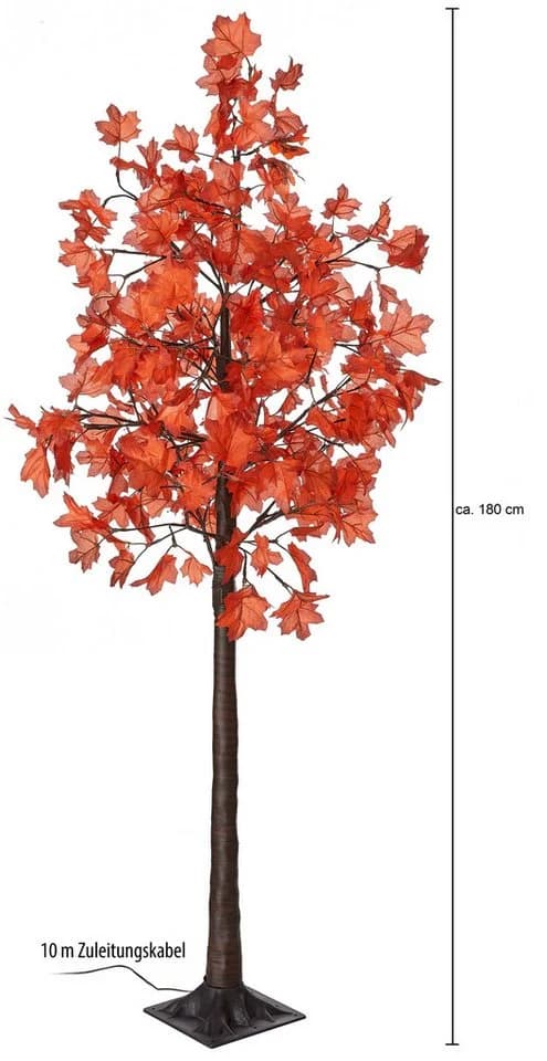 Northpoint LED Herbstbaum 180cm Warmweiß IP44 Timer - Bild 3