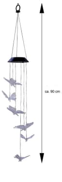 Northpoint LED Solar Windspiel mit Dämmerungssensor und Farbwechsel Bild 1