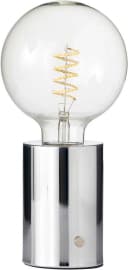 Northpoint Nachttischlampe LED Akku Tischleuchte Edison Glühbirne Chrom Bild 2
