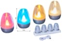 Northpoint LED Akku Lounge Lights 4er Set RGBW Flackereffekt Kabellos Bild 2