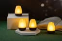 Northpoint LED Akku Lounge Lights 4er Set RGBW Flackereffekt Schwarz Bild 5