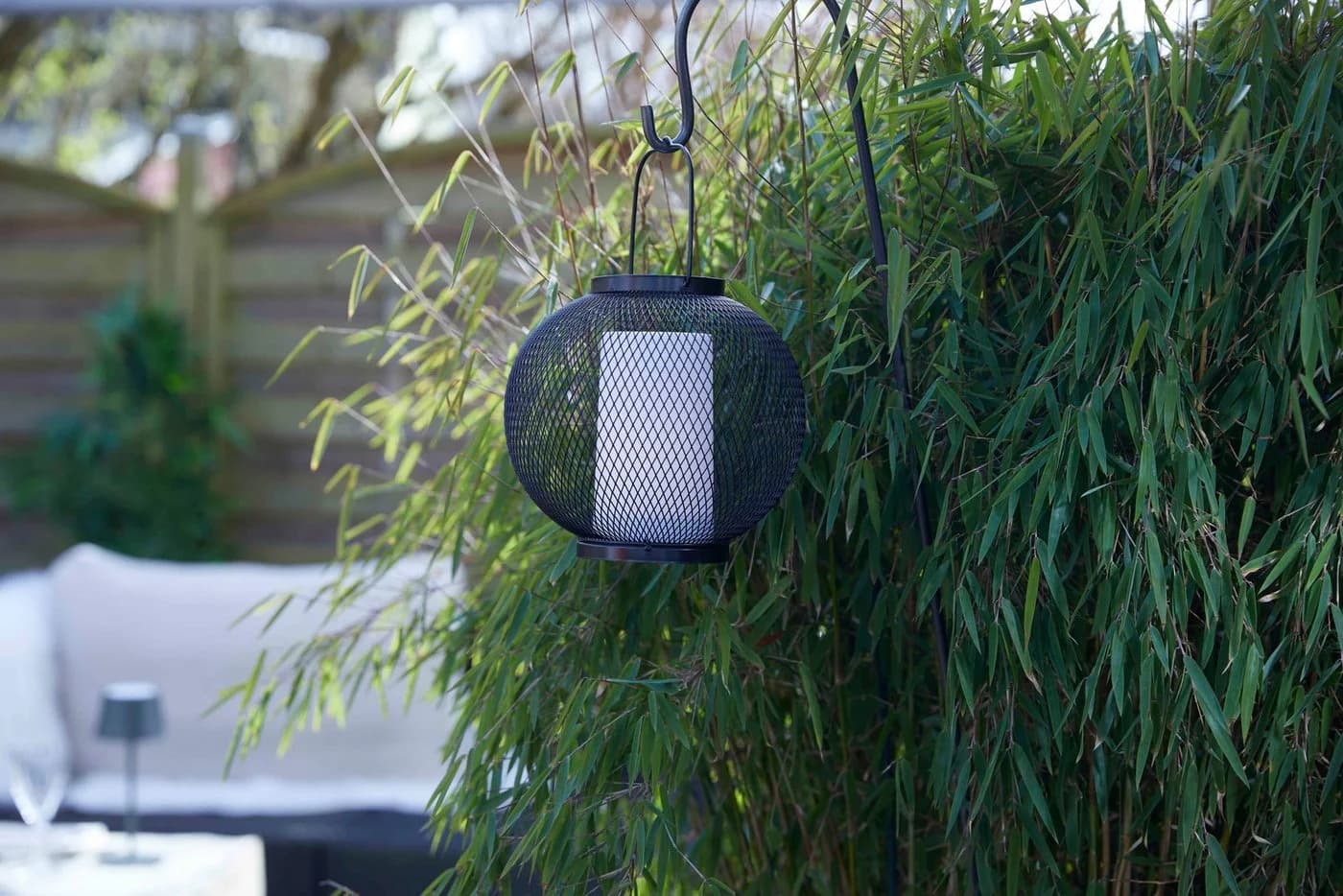 Northpoint LED Laterne aus Metall mit Timer & Flackereffekt - Bild 3