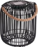 Northpoint LED Solarleuchte Laterne Schwarz Geflochten IP44 Bild 2