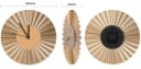 Northpoint Wanduhr Design Edelstahl Fächer Wanduhr Bild 1