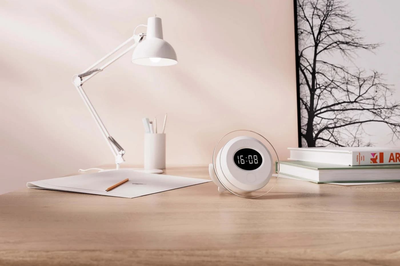 Northpoint LED Nachtlicht Digitaluhr Bewegungsmelder Touch 500mAh Akku - Bild 4