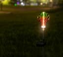 Northpoint LED Solar Gartenstäbe Bunt Wetterfest Bild 3