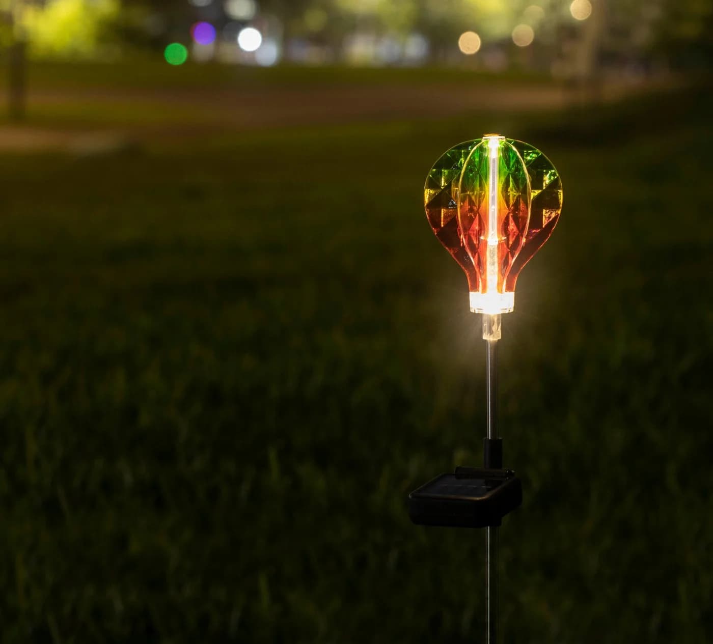 Northpoint LED Solar Gartenstäbe Bunt Wetterfest - Bild 3