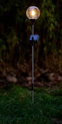 Northpoint LED Solar Gartenstäbe Transparent Wetterfest Bild 4