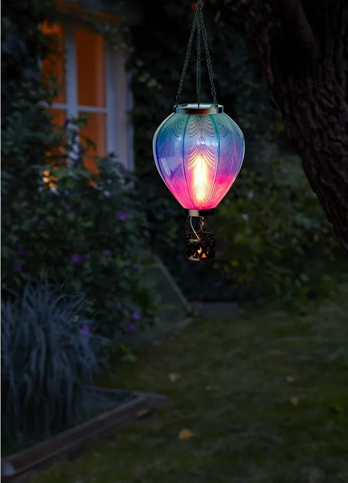 Northpoint LED Gartenleuchte Heißluftballon Solar Bunt - Bild 3