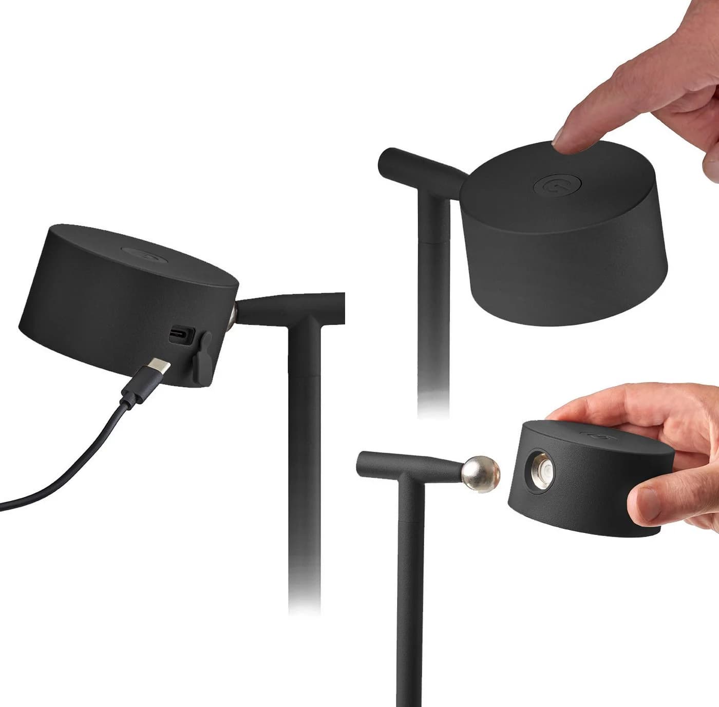 Northpoint LED Stehlampe 3 in 1 Dimmbar Schwarz - Bild 4
