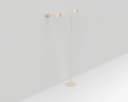 Northpoint LED Stehlampe 3 in 1 Dimmbar Beige Metall Bild 5