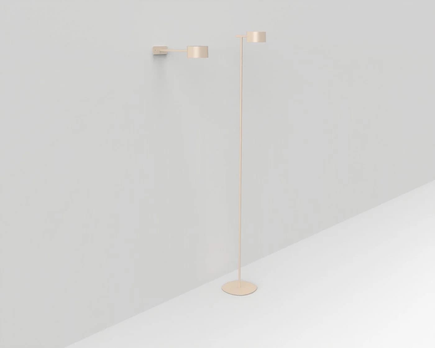 Northpoint LED Stehlampe 3 in 1 Dimmbar Beige Metall - Bild 5