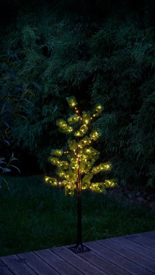 Northpoint LED Baum Tannenbaum Braun 150 LEDs - Bild 2
