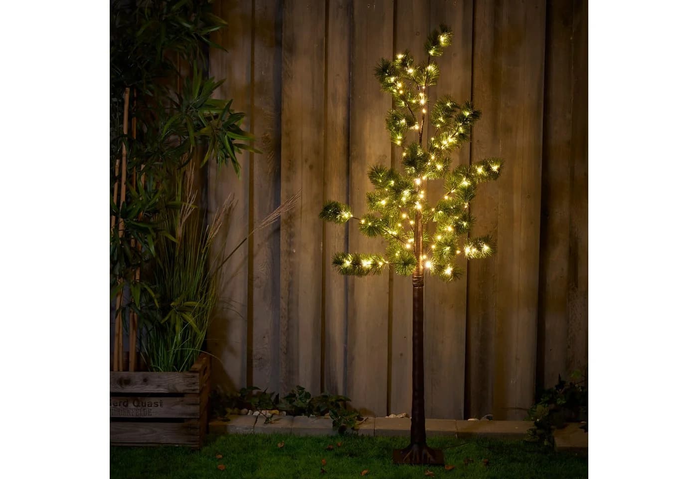 Northpoint LED Baum Tannenbaum Braun 150 LEDs - Bild 3