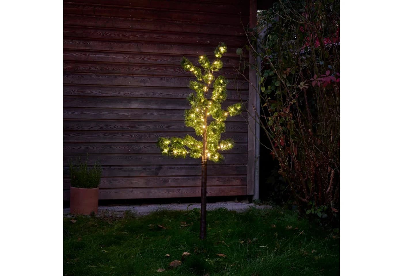 Northpoint LED Baum Tannenbaum Braun 150 LEDs - Bild 5