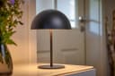 Northpoint LED Tischleuchte Pilzform Metall Akku USB-C Schwarz Bild 3
