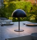 Northpoint LED Tischleuchte Pilzform Metall Akku USB-C Schwarz Bild 4