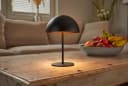 Northpoint LED Tischleuchte Pilzform Metall Akku USB-C Schwarz Bild 5