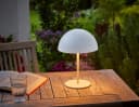 Northpoint LED Tischleuchte Metall Akku USB-C Touchschalter Outdoor Bild 2