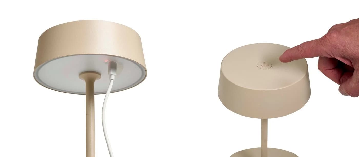 Northpoint LED Tischleuchte Dimmbar Metall IP54 höhenverstellbar - Bild 2