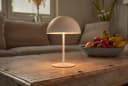 Northpoint LED Tischleuchte Pilzform Metall Akku USB-C Touchschalter Outdoor Bild 3