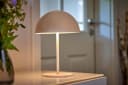 Northpoint LED Tischleuchte Pilzform Metall Akku USB-C Touchschalter Outdoor Bild 5
