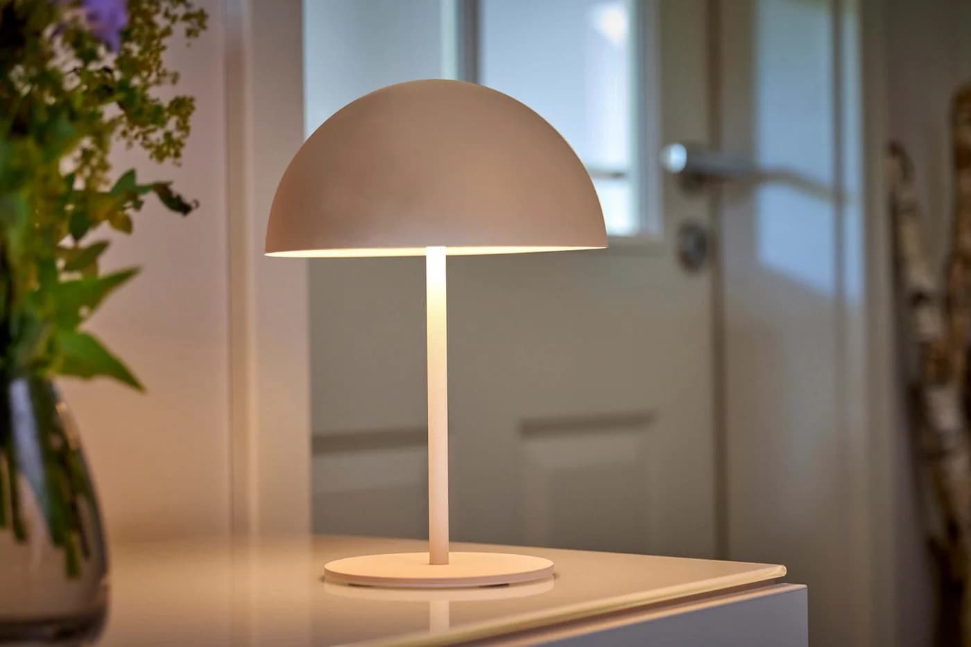 Northpoint LED Tischleuchte Pilzform Metall Akku USB-C Touchschalter Outdoor - Bild 5