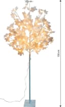 Northpoint LED Baum 120 weiße Blüten Warmweiße LEDs Timer Bild 1
