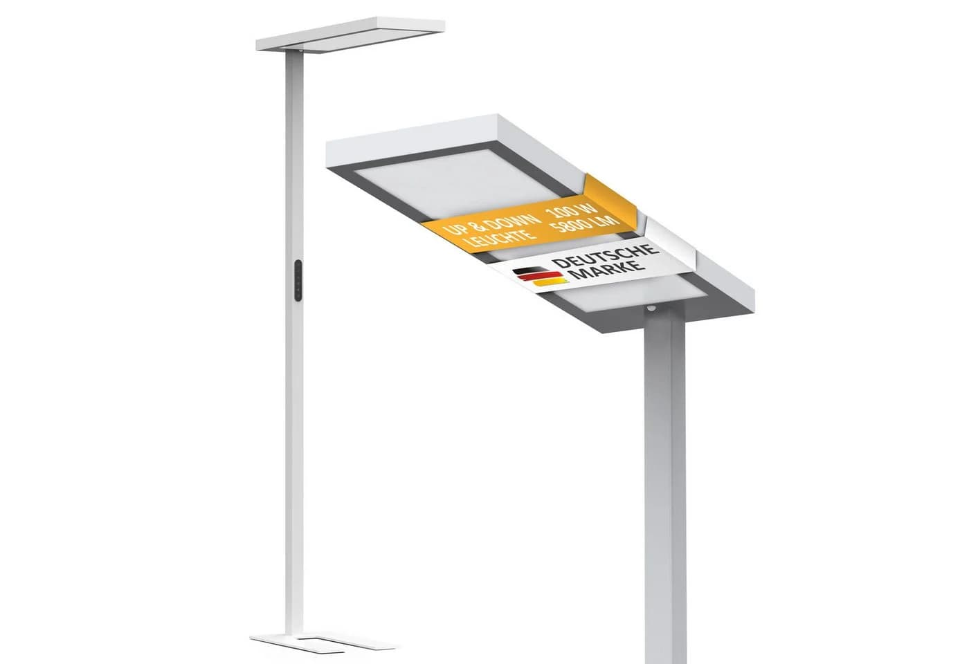 Northpoint LED Stehlampe 100W dimmbar mit Bewegungsmelder und Timer weiß - Bild 2