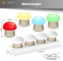 Northpoint LED Dekolicht Mushroom Lounge Lights Beige USB-C IP44 Bild 3