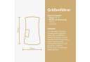CLASS HOME COLLECTION Damen Saunakilt mit Klettverschluss 100% Baumwolle Frottee Bild 5