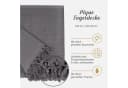 CLASS HOME COLLECTION Bettüberwurf Grau Waffeloptik 100% Baumwolle Bild 5