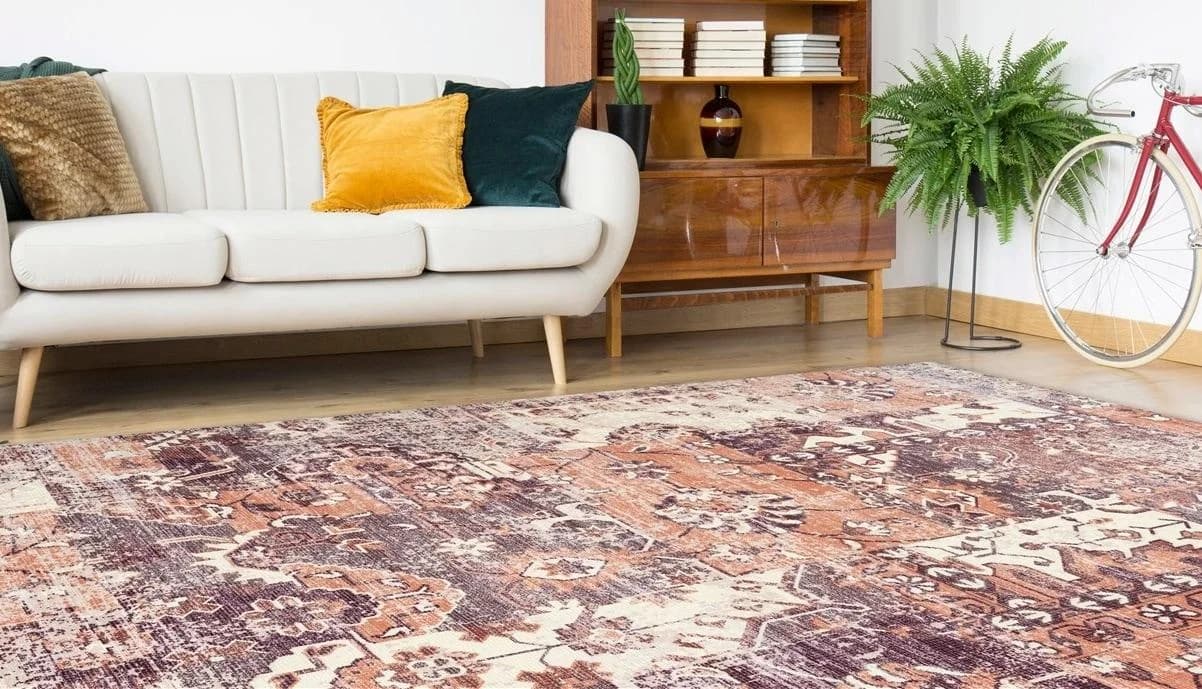 Calo-deluxe Emin 900 Vintage Teppich Multi/Terra 120x170 cm