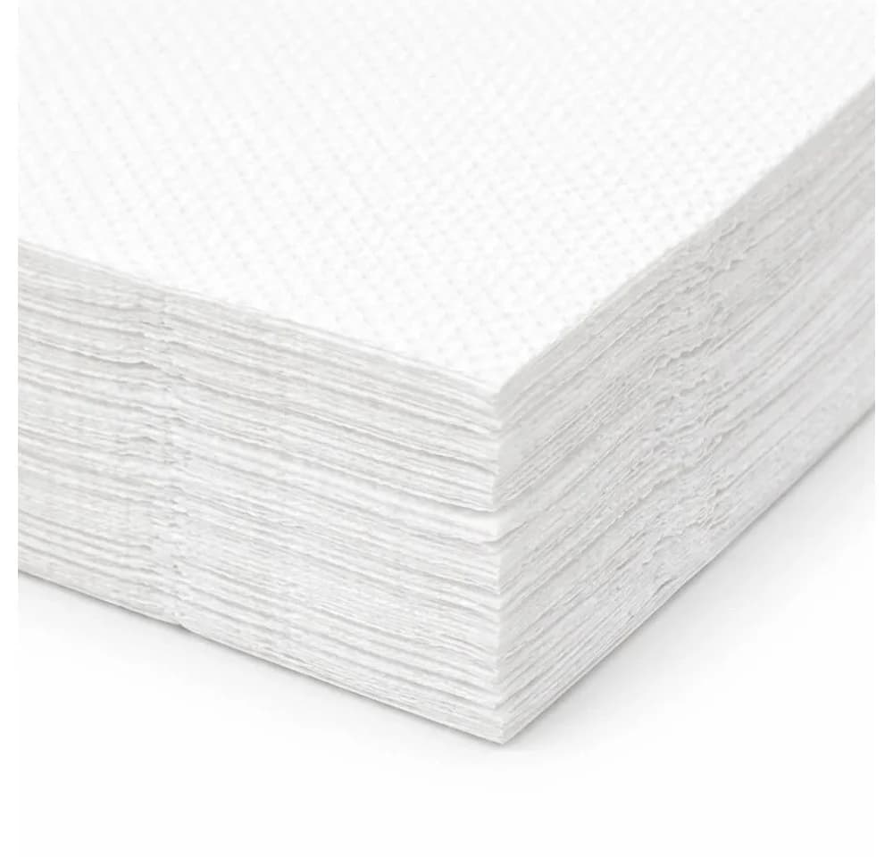 PACKEO Papierserviette 1/4-Falz 33×33 cm Weiß 1-lagig - Bild 4