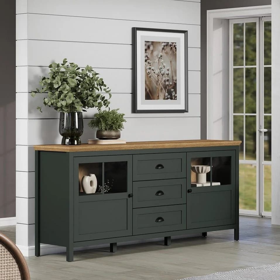 trendteam Sideboard Stanton Tannengrün Eiche